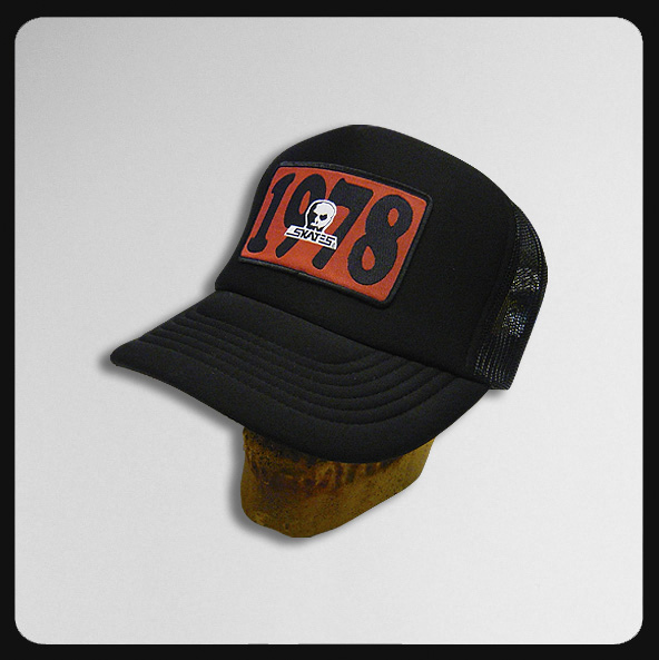 1978 Black Foam Mesh Trucker Cap
