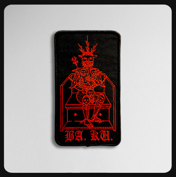 Barrier Kult BA. KU. Blood Throne Woven 2 1/4" x 4" Patch