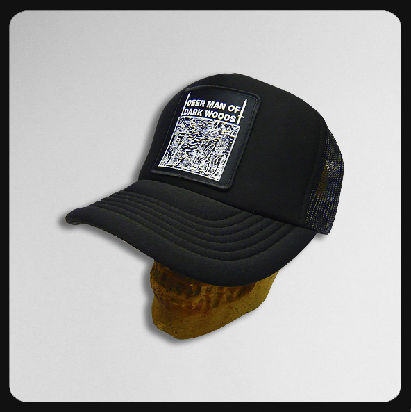 BA. KU. Deer Man of Dark Woods Black Foam Mesh Trucker Cap