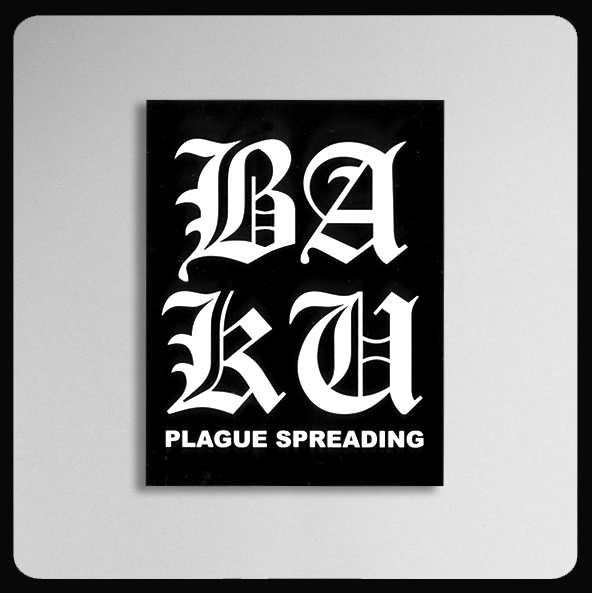 Barrier Kult BA. KU. Plague Spreading sticker