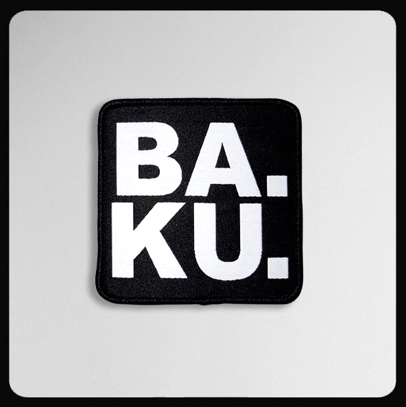 Barrier Kult BA. KU. Stacked Block Woven 3" x 3" Patch