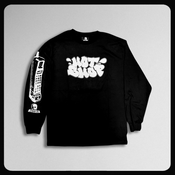 Hot Shop Brick Phone Longsleeve