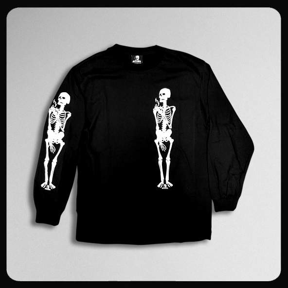 Crystal Ocean Skeleton Longsleeve