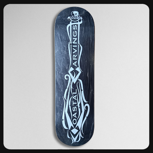 8 1/2" x 32" Coastal Carvings Paddle Twin Tech