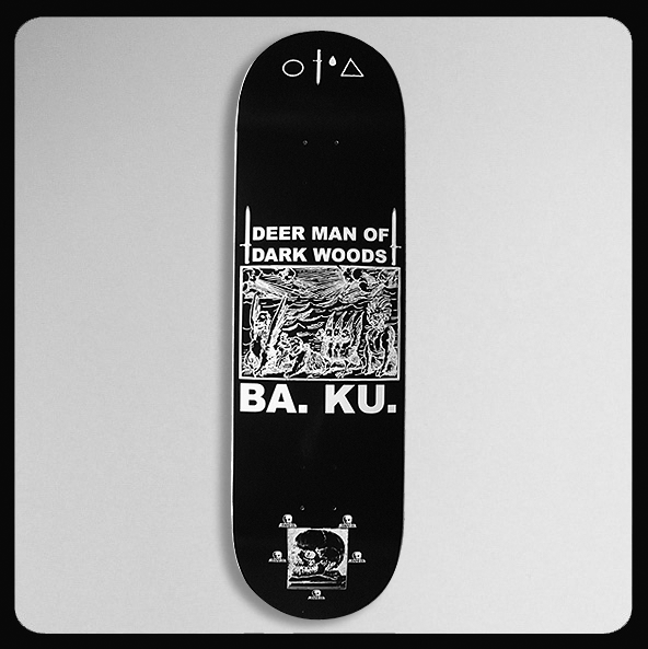 9" x 32 1/2" BA. KU. Deer Man of Dark Woods Reissue