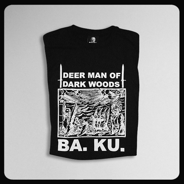 BA. KU. Deer Man of Dark Woods Reissue t-shirt