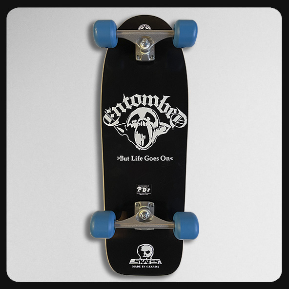 *10" x 30" Entombed Diehard Complete Skateboard