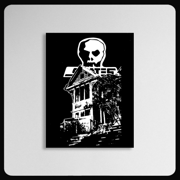 Haunted House Sticker