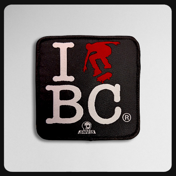 I Skate BC Woven Patch