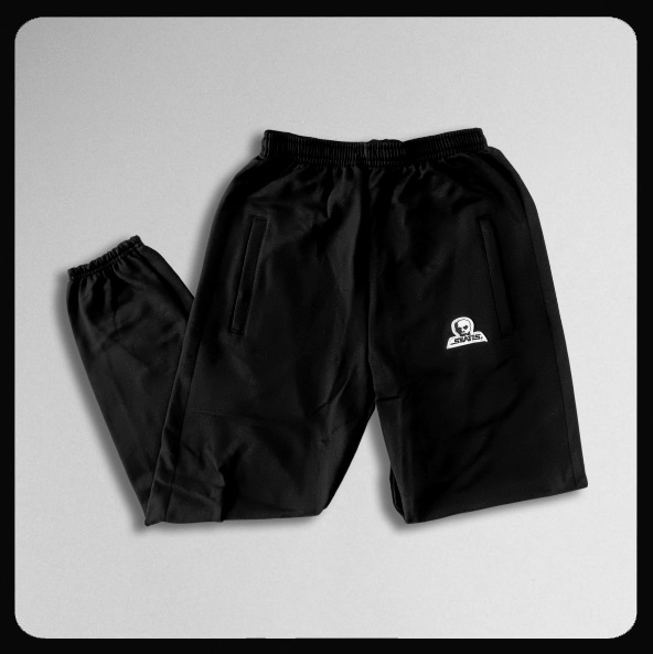 Logo Patch Sweatpants Black