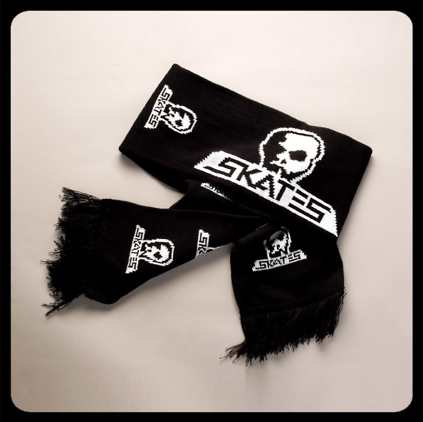 Skull Skates Woven Logo Scarf