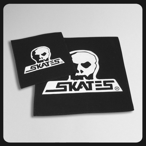 Skull Skates Logo Punk Patch