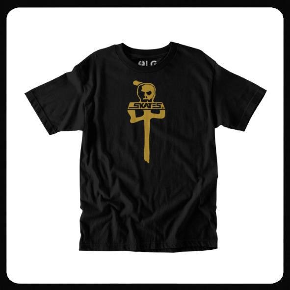 RDS x Skull Skates Black/Tar Sands t-shirt